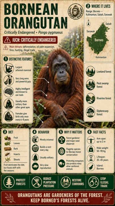 Bornean Orangutan